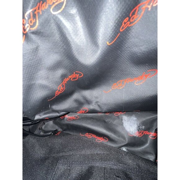 Ed Hardy by Christian Audigier Messenger Laptop Bag Pirate Ladies Tiger Canvas - Picture 15 of 16